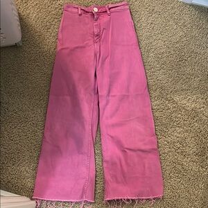 Zara Marine Wide Leg Jeans